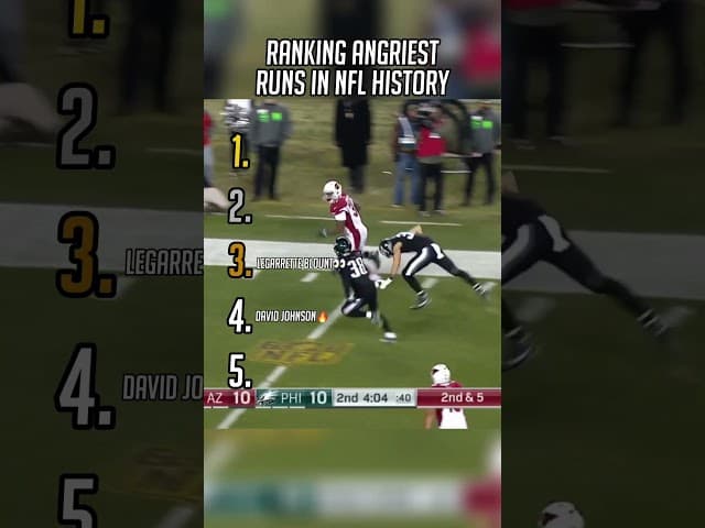 Ranking Angriest Runs in NFL History #shorts