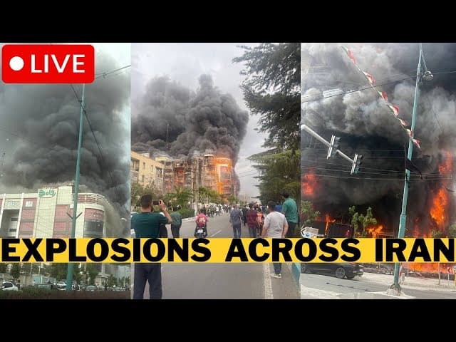LIVE: Multiple Explosions In Iran - IRGC Attacks UAE Again - Trump Ready To Launch