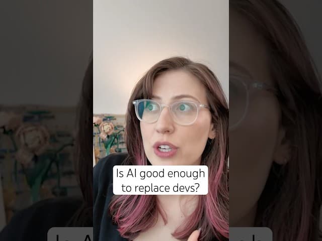 Is AI good enough to replace devs? That's the wrong question ...