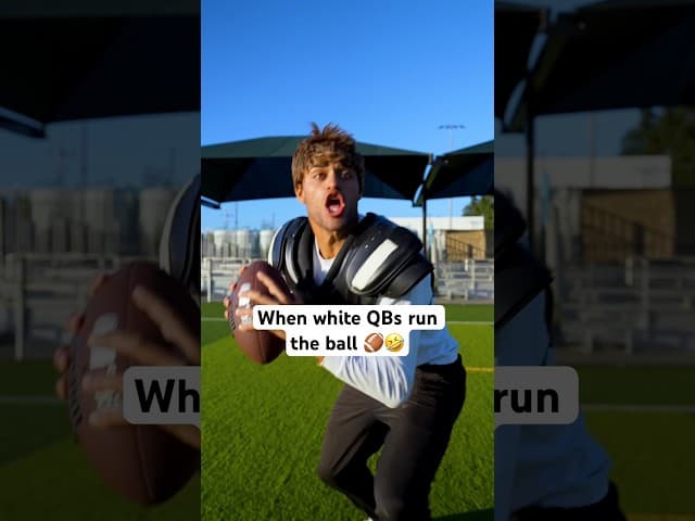 When white QBs run the ball 🏈🤣 #nfl #americanfootball #comedyshorts