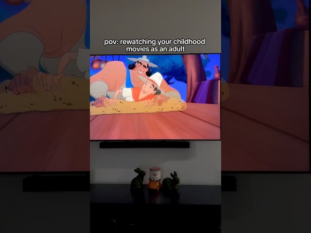 Rewatching childhood movies as an adult 👁️👄👁️