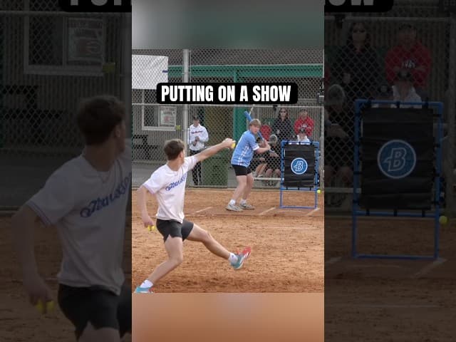 Pitcher’s locked in AND showing off 😤