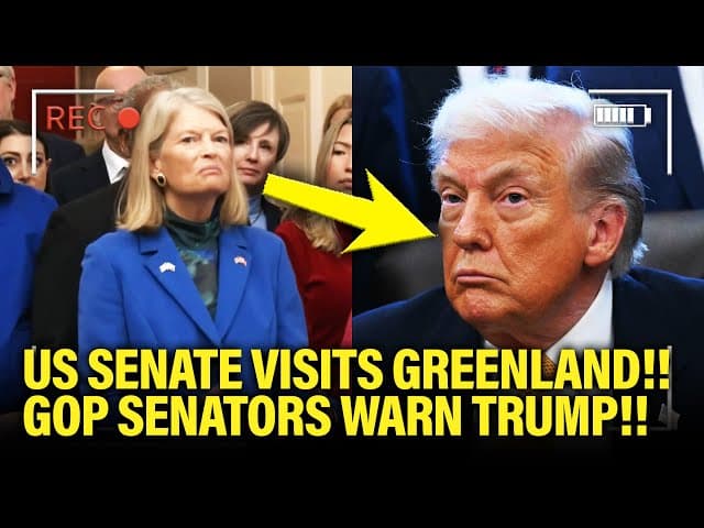 Trump LOSES IT as GOP Senators Pick Greenland…OVER HIM!!!