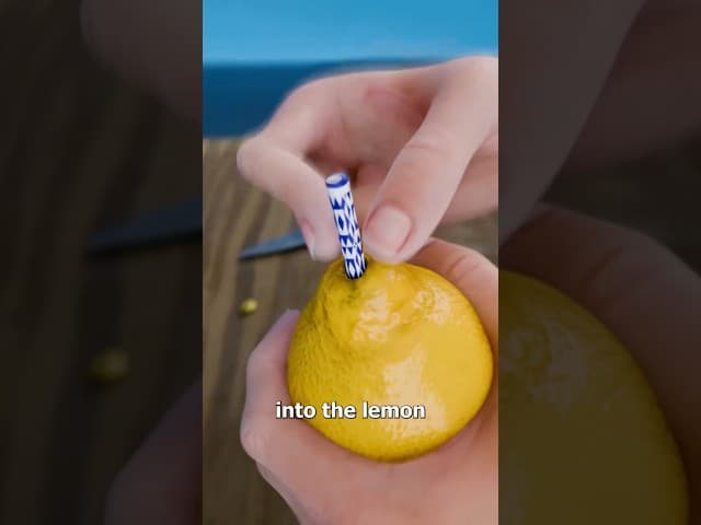 LEMON MAGIC TRICK @zackdfilms