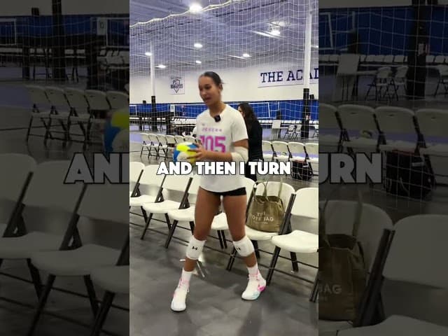 We all have serving rituals, what’s yours? #athlete #volleyball #sports #usavolleyball