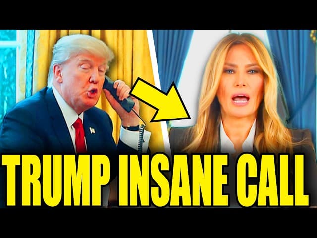 Trump Loses It In Leaked Call As Melania Epstein Bombshell Ruins Term