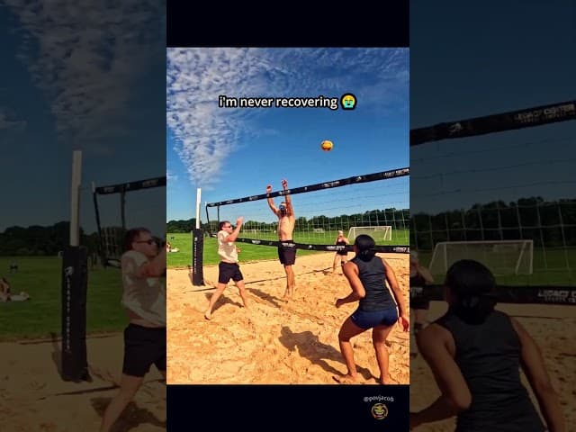 i love playing injured #volleyball #pov #gopro
