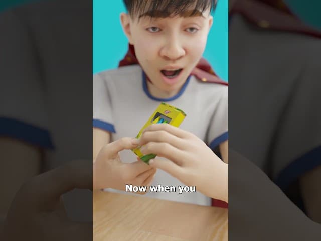 How Does This Crayon Magic Trick Work 🤔