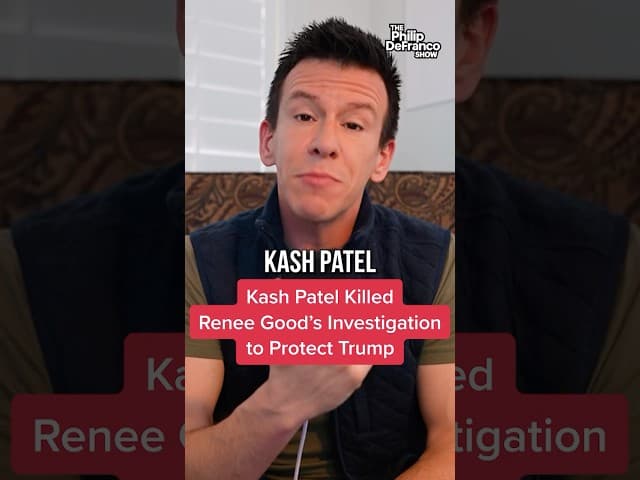 Kash Patel Killed Renee Good’s Investigation to Protect Trump