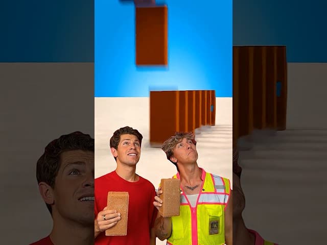 Brick Dominos 🧱 @zackdfilms