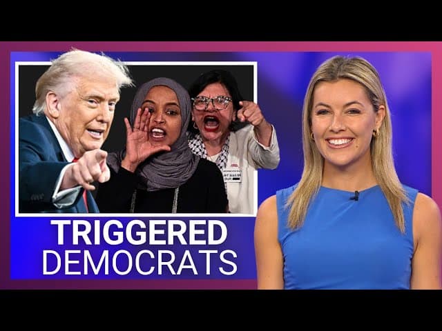 Lefties in meltdown as Donald Trump hilariously trolls ācrazyā Democrats on stage