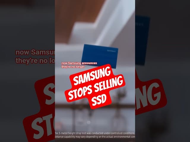 Samsung No longer selling SATA SSD