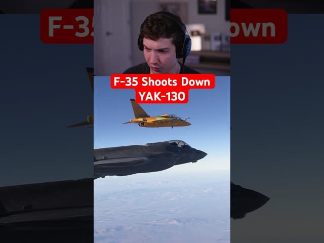 F-35 Shoots Down YAK-130