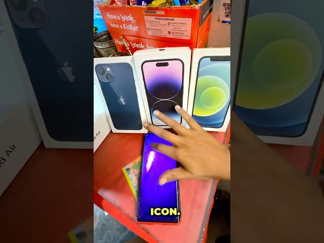 He Challenged Me for an iPhone… I WON!📱🎁 #shorts #iphone #apple #usa