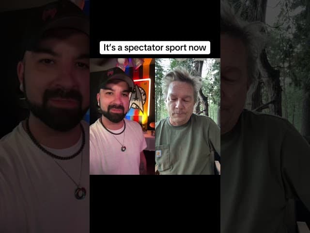 It’s a spectator sport now