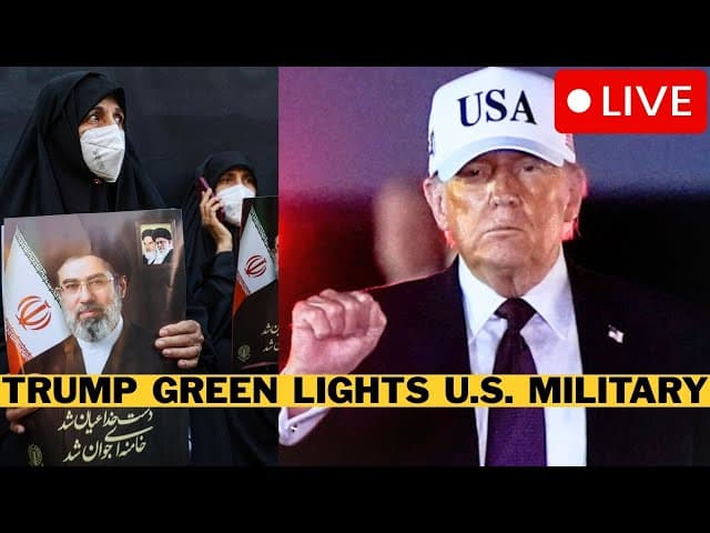LIVE: Trump Gives DAYS To IRGC To Surrender - Iran Declares State Of War - IDF Ready To Strike