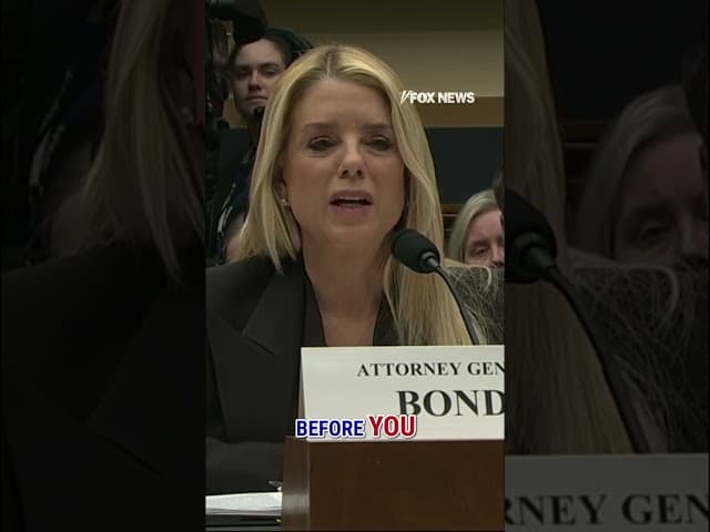 Bondi FIRES BACK at Dem in heated hearing: ‘You washed-up loser lawyer!’ #foxnews #news #shorts