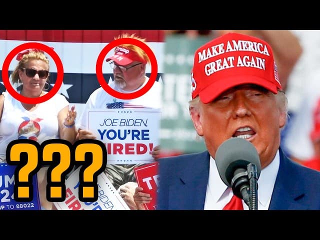 People are noticing something VERY OFF at Trump rallies