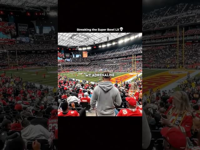 Super Bowl Streaker Footage Released😳 @fxalexg__ #fxalexg #superbowl #streak
