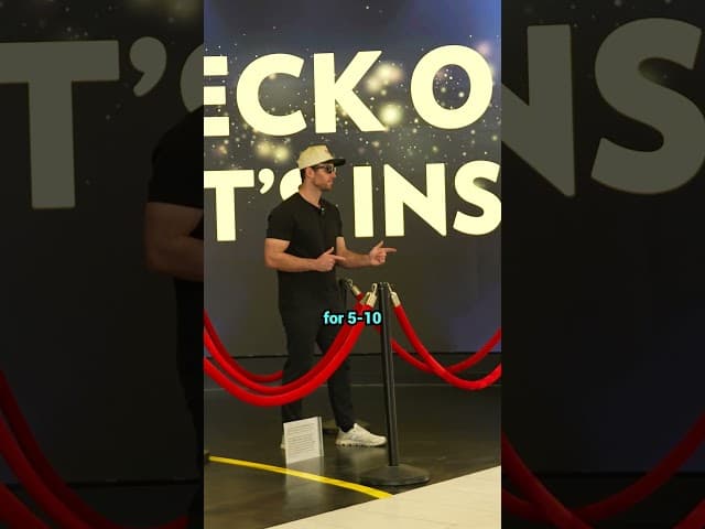 I Pretended To Be A Wax Figure