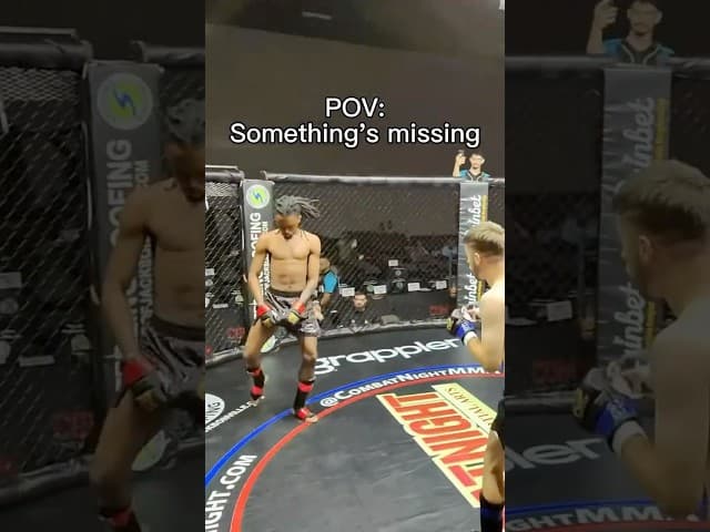 Equipment malfunction 🥴 #mma #fighter #equpment #coach #mixedmartialarts #martialarts