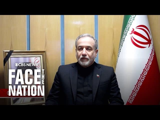 Full interview: Iranian Foreign Minister Abbas Araghchi