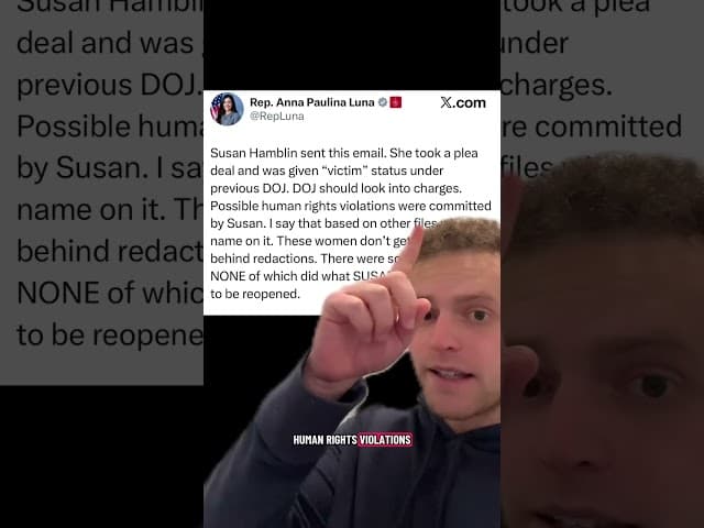 NEWS: Major reveal of name in Epstein files.