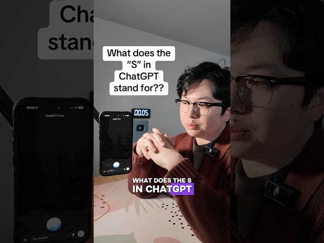 ChatGPT has a silent “s”??