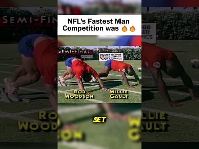 NFL's Fastest Man Competition was INSANE⚡