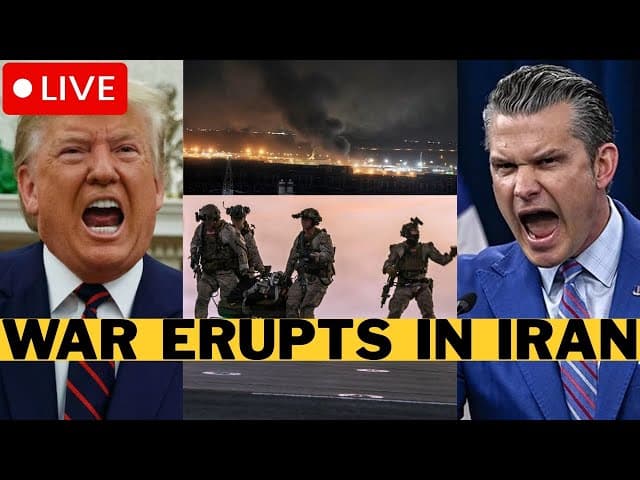 BREAKING: Trump Launches WAR In Iran Again - U.S. Military Strikes IRGC