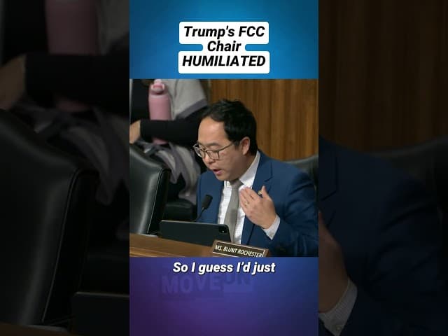Top Dem HUMILIATES Trump's FCC Chair
