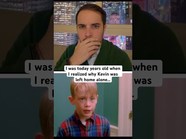 Wait a minute.. how did I miss it? 😱😱😱 #homealone #christmas #shorts