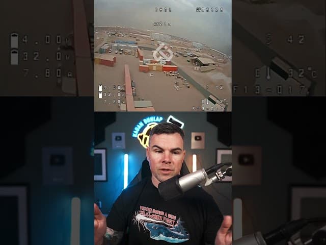 The "Islamic Resistance in Iraq" Shared FPV Footage Of A Strike On Camp Victory.