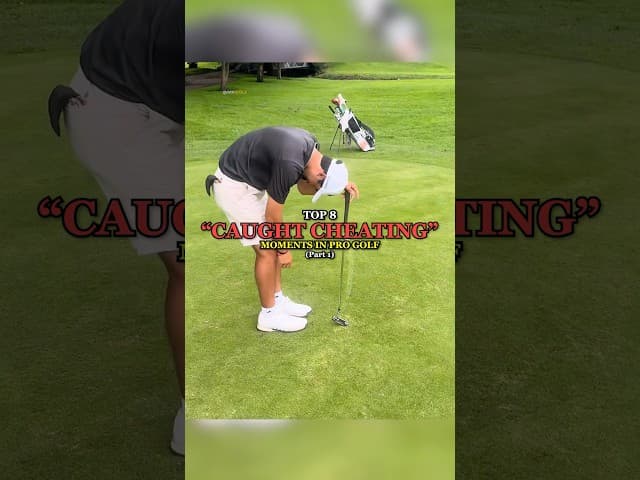 Top 8 “Caught Cheating” Moments In Pro Golf | Part 1