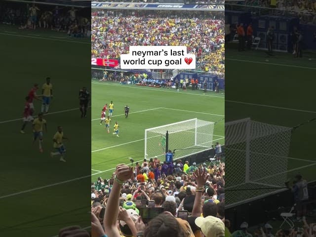 Neymar’s last World Cup goal 💔