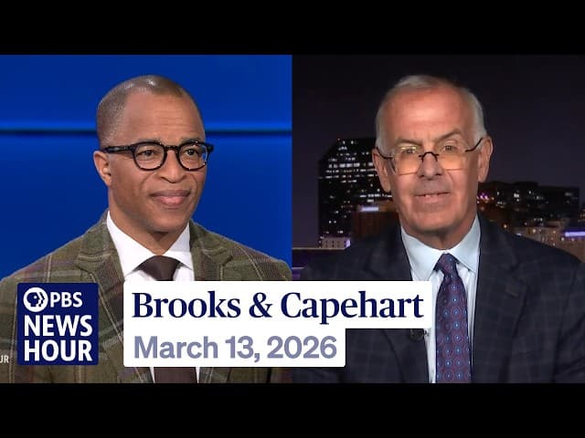 Brooks and Capehart on Trump's mixed signals on the Iran war