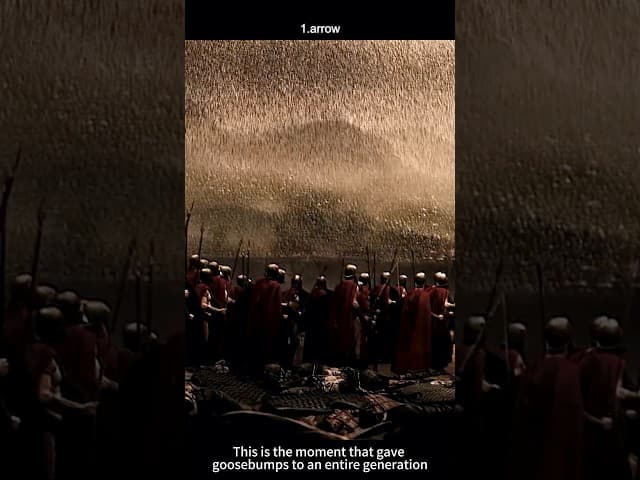 #movie 300 – "We Fight in the Shade" | Epic Arrow Storm Scene (2006)