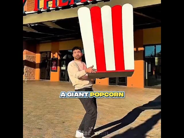 Is He The King Of Giant Snacks? 👑🤔🍿