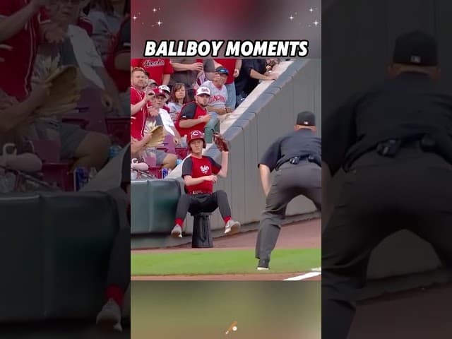 BALLBOY MOMENTS🇺🇸#foryou #mlb #sports #baseball #funny #usa