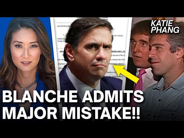 šØ AG Blanche HANDS Judge UNREDACTED Epstein Files In MY LAWSUIT!!!