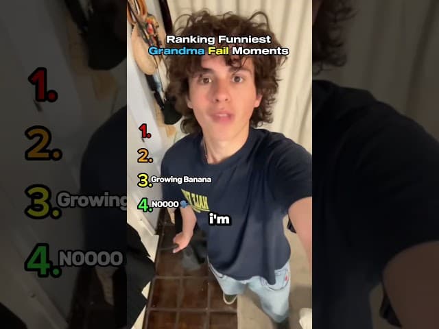 Funniest Grandma Fail Moments Ranked #shorts #funny #ranking