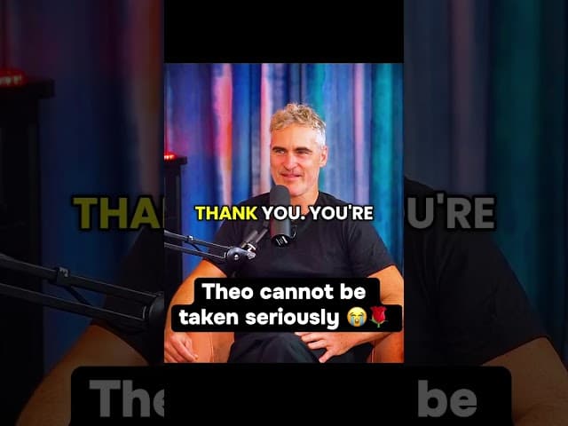 Theo cannot be taken seriously 😭🌹