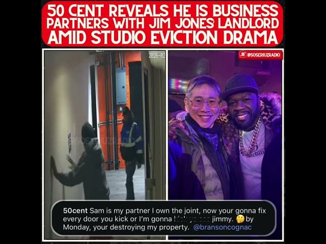 50 CENT PARTNERS WITH JIM JONES’ LANDLORD & REVEALS AN OFFICIAL EVICTION NOTICE!