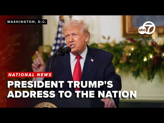 President Trump's Address to the Nation: FULL VIDEO