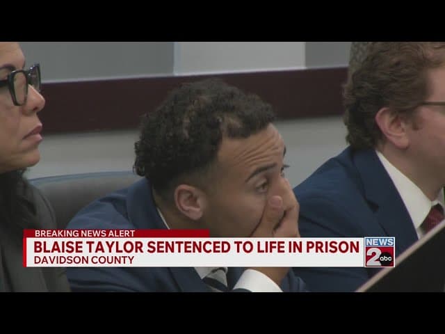 Blaise Taylor sentenced to life in prison