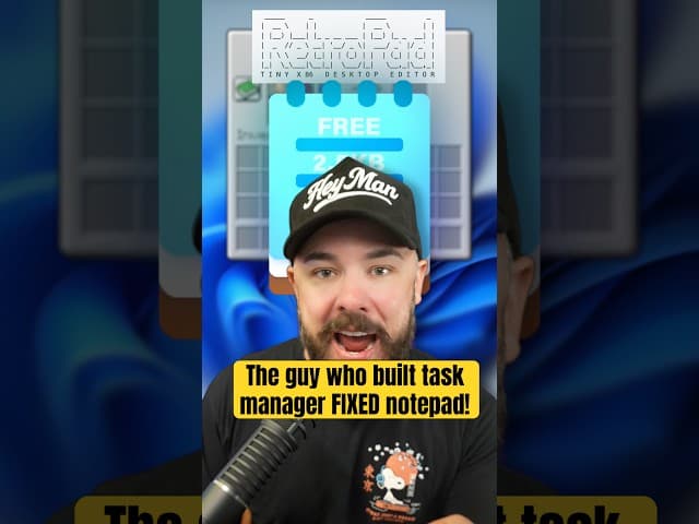 The Guy Who Built Windows Task Manager Fixed Notepad