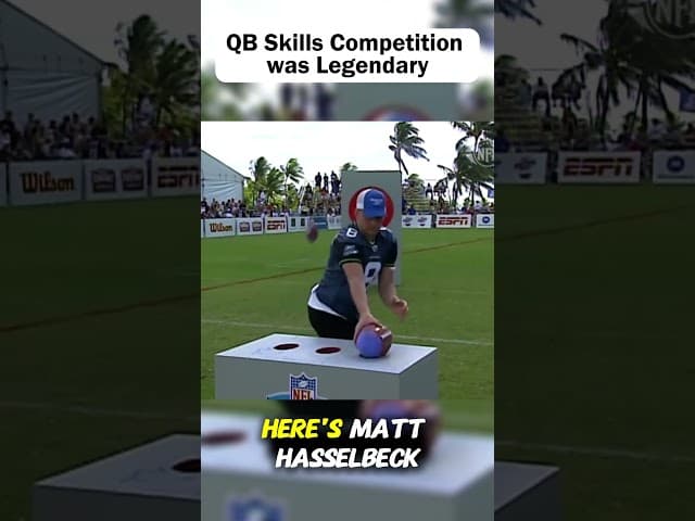 The QB Skills Challenge was LEGENDARY🔥🎯