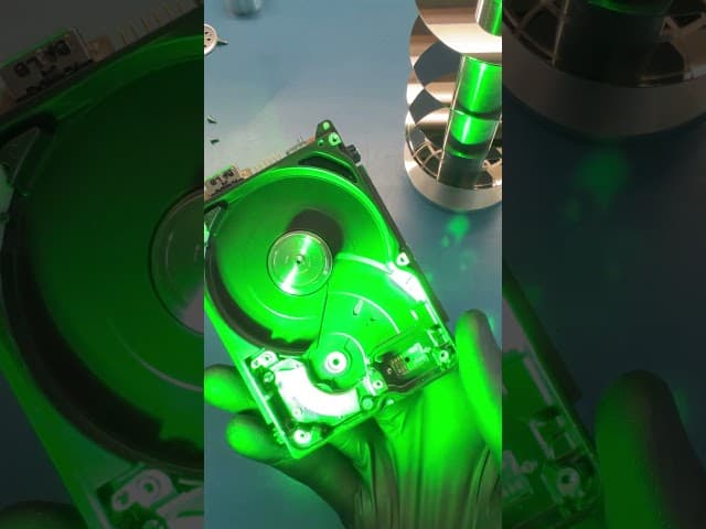 Scratched Platter Data Recovery... #tech