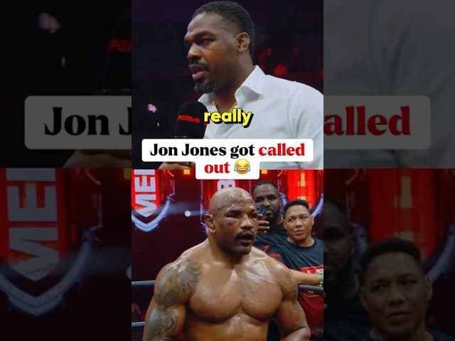Jon Jones just got called out by a bare knuckle fighter after he beat Yoel Romero